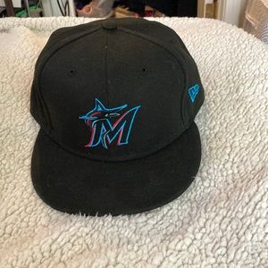 MLB Florida Marlins size 7 5/8 baseball cap. New era brand.